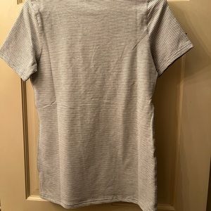 & white and gray stripes